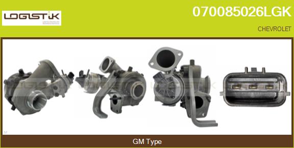 Turbocompresseur, suralimentation LGK 070085026LGK