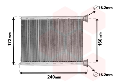 Système de chauffage VAN WEZEL 43006569