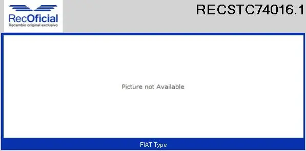 Turbocompresseur, suralimentation RECOFICIAL RECSTC74016.1