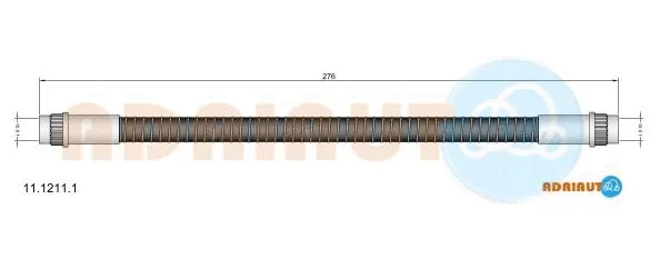 Flexible de frein ADRIAUTO 11.1211.1