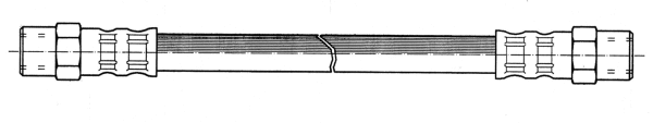 Flexible de frein CEF 510138