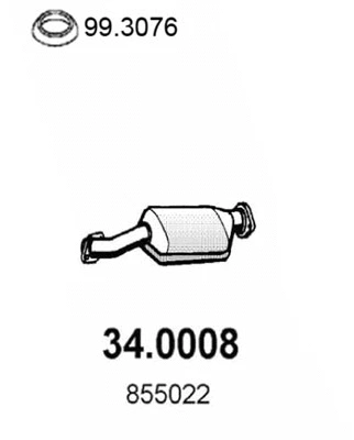Catalyseur ASSO 34.0008