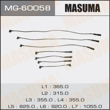 Kit de câbles d'allumage MASUMA MG-60058