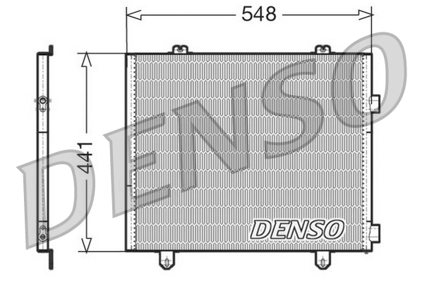 Condenseur, climatisation DENSO DCN23025
