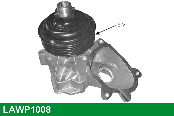 Pompe à eau, refroidissement du moteur LUCAS LAWP1008