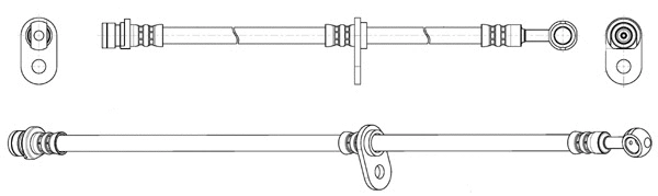 Flexible de frein CEF 510901
