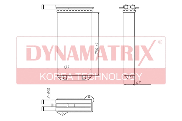 Système de chauffage DYNAMATRIX DR71755