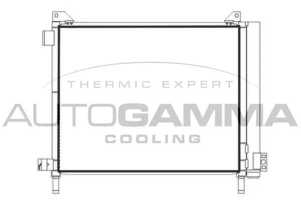 Condenseur, climatisation AUTOGAMMA 107187