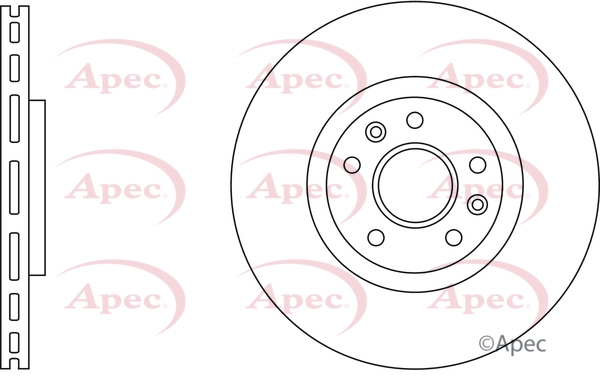 Disque de frein APEC DSK2732
