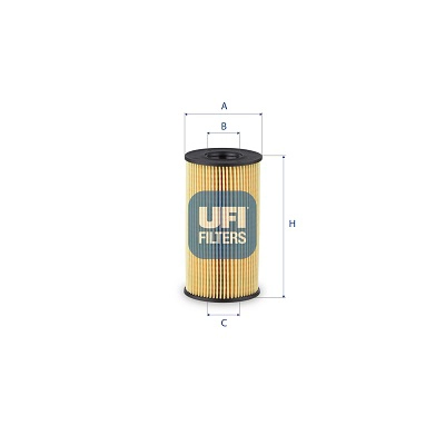 Filtre à huile UFI 25.267.00