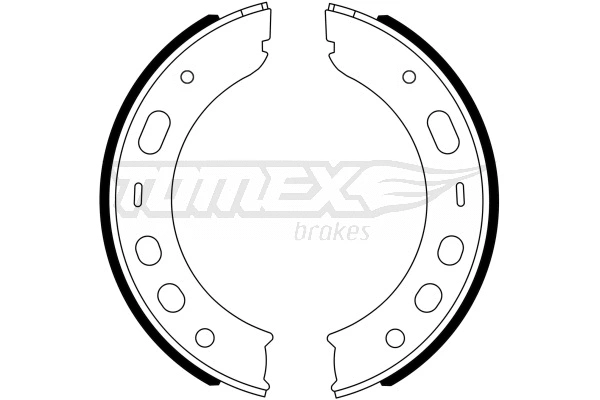 Jeu de mâchoires de frein TOMEX Brakes TX 23-17