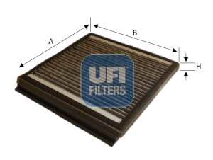 Filtre, air de l'habitacle UFI 54.235.00