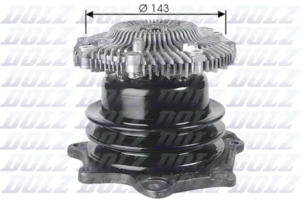 Pompe à eau, refroidissement du moteur DOLZ N143
