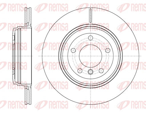Disque de frein REMSA 6654.10