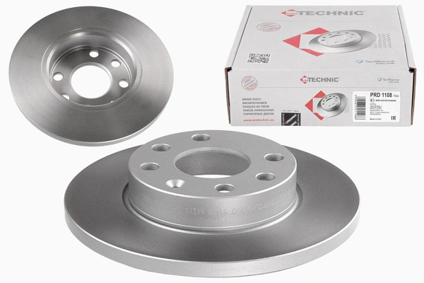 Disque de frein PROTECHNIC PRD1108