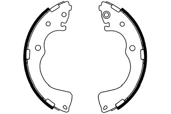 Jeu de mâchoires de frein KAVO PARTS KBS-5424