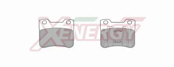 Kit de plaquettes de frein, frein à disque AP XENERGY X40269