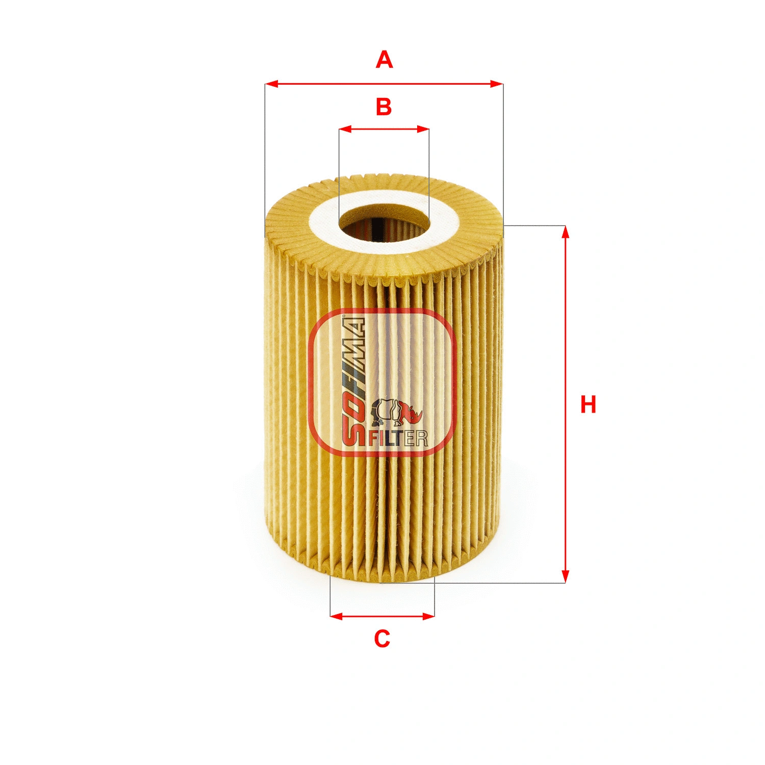 Filtre à huile SOFIMA S 5026 PE