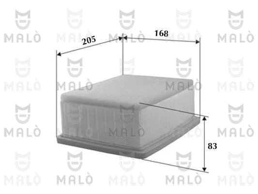 Filtre à air AKRON-MALÒ 1500127