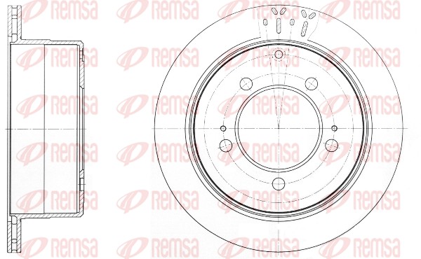 Disque de frein REMSA 61693.10