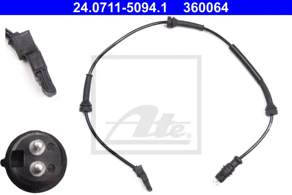 Capteur, vitesse de roue ATE-APAC 24.0711-5094.1