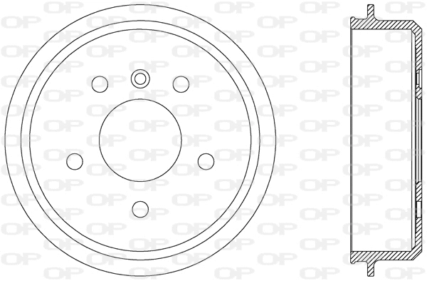 Tambour de frein OPEN PARTS BAD9032.10