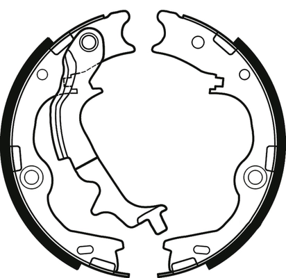 Jeu de mâchoires de frein ABTEX ABS4159