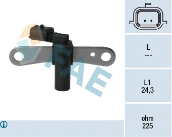 Capteur d'angle, vilebrequin FAE 79328