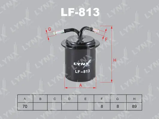 Filtre à carburant LYNXAUTO LF-813