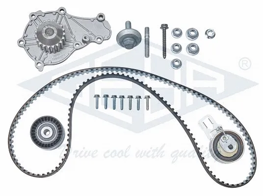 Pompe à eau + kit de courroie crantée GEBA K30040DS