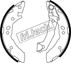 Jeu de mâchoires de frein fri.tech. 1046.203