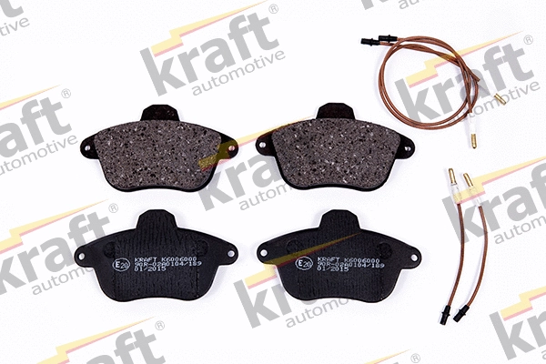 Kit de plaquettes de frein, frein à disque KRAFT AUTOMOTIVE 6006000