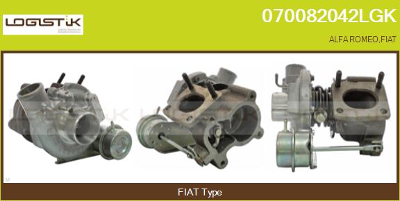 Turbocompresseur, suralimentation LGK 070082042LGK