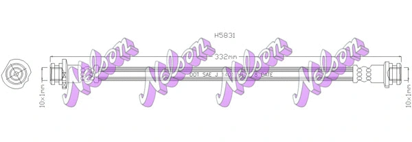 Flexible de frein KAWE H5831