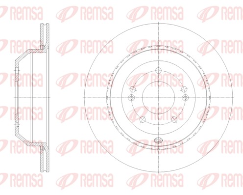Disque de frein REMSA 62123.10