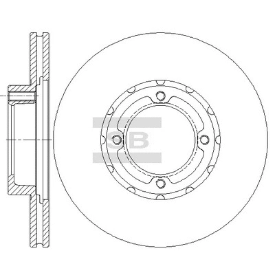 Disque de frein Hi-Q SD4690