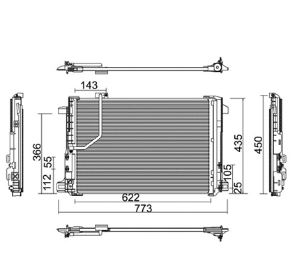 Condenseur, climatisation PowerMax 7110481