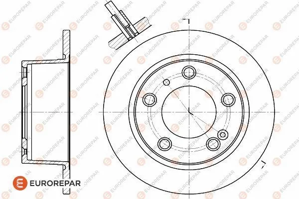 Disque de frein EUROREPAR 1618862280