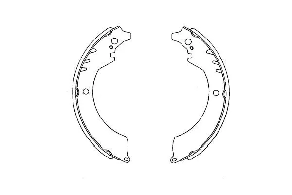 Jeu de mâchoires de frein KAVO PARTS KBS-1904