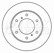 Disque de frein KEY PARTS KBD4692