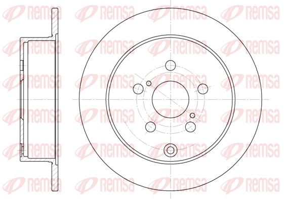 Disque de frein REMSA 61168.00