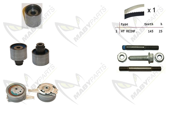 Kit de courroie crantée MABYPARTS OBK010088