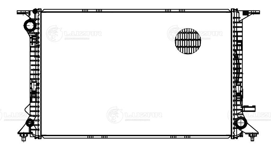 Radiateur, refroidissement du moteur LUZAR LRc 1804