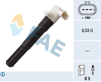 Bobine d'allumage FAE 80266