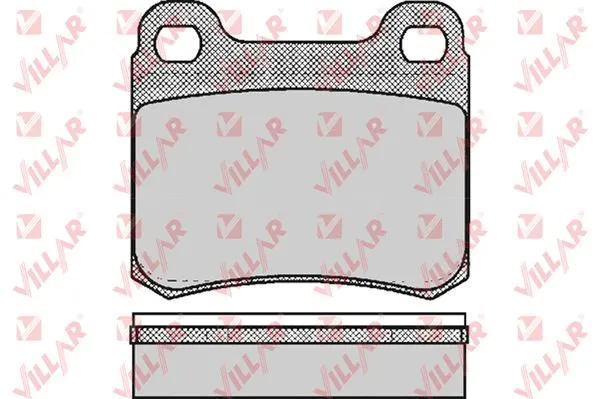 Kit de plaquettes de frein, frein à disque VILLAR 626.0181