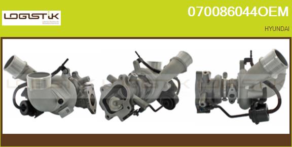 Turbocompresseur, suralimentation LGK 070086044OEM