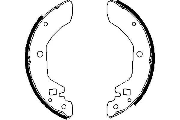 Jeu de mâchoires de frein KAVO PARTS KBS-7429