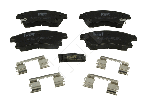 Kit de plaquettes de frein, frein à disque HART 253 436