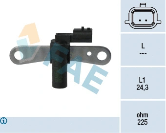 Capteur d'angle, vilebrequin FAE 79327