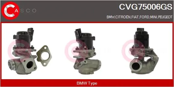 Vanne EGR CASCO CVG75006GS